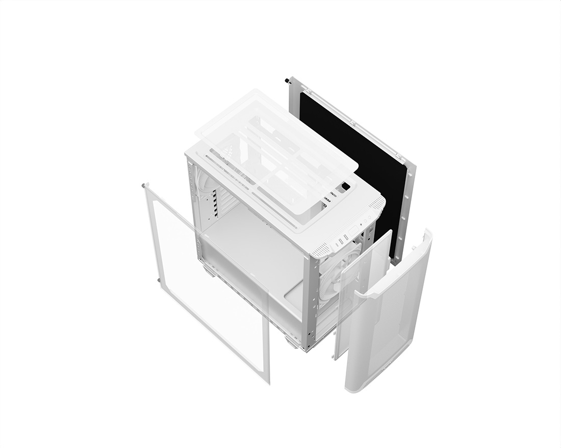 PURE BASE 501 | Airflow Window White silent essential PC cases